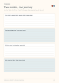 Two Stories, One Journey - TwinBonds Printable Twin Memory Journal
