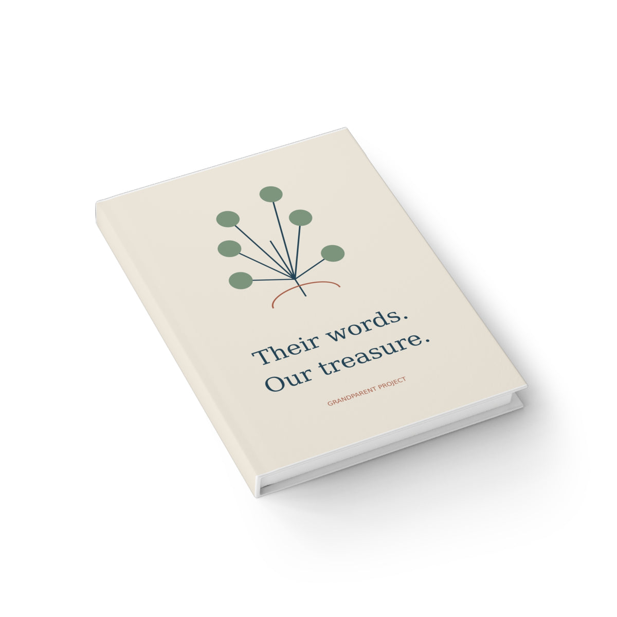 Their Words, Our Treasure Hardcover Journal — Family Memory Keepsake