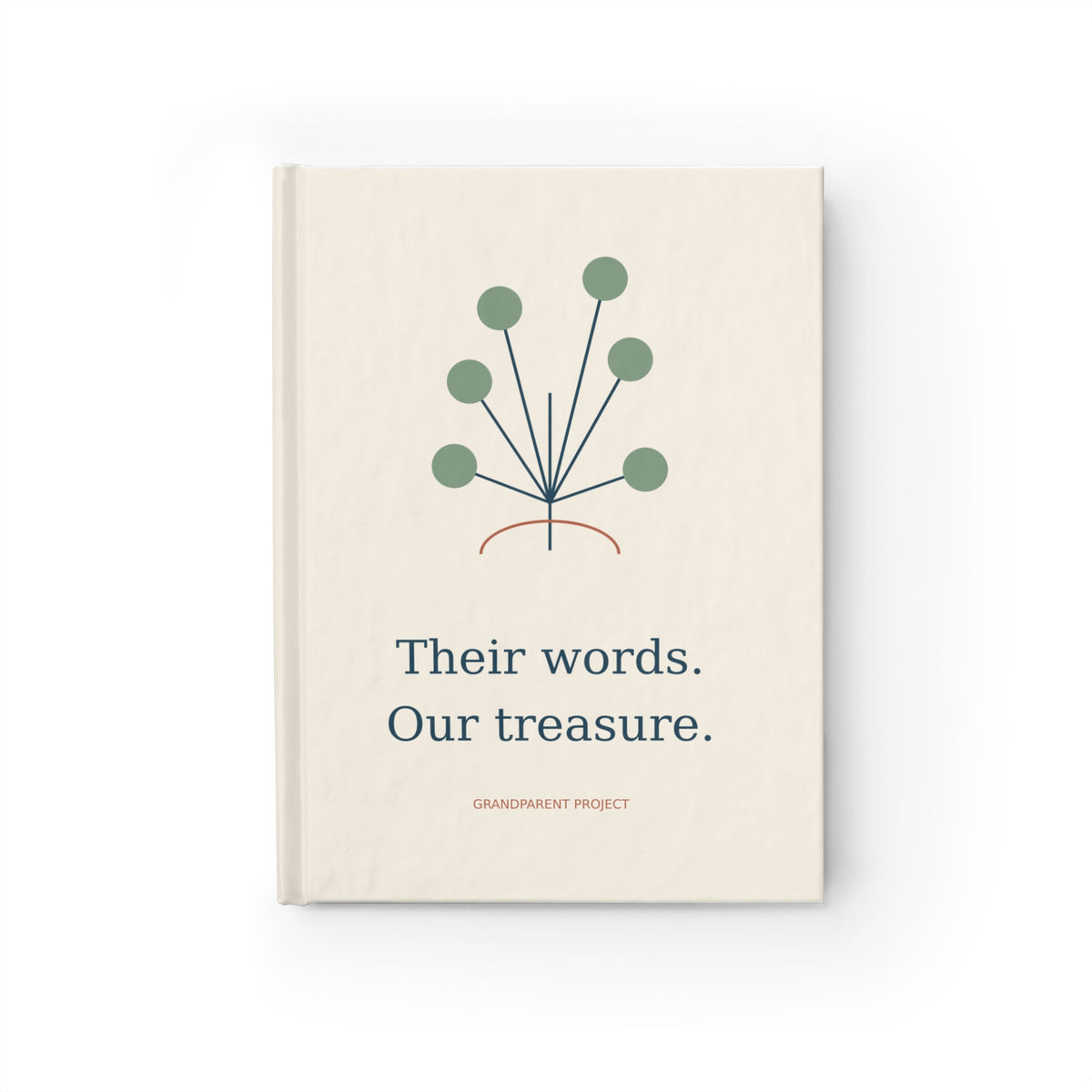 Their Words, Our Treasure Hardcover Journal — Family Memory Keepsake