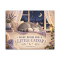 Make Room for a Little Catnap - LittleCatnap 10 x 8 Wall Art