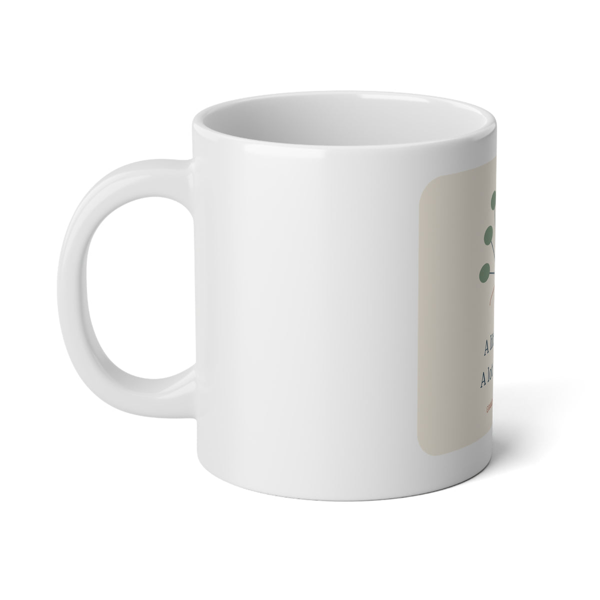 Grandparent Project Jumbo Mug — "A little time. A lot to share." 20oz