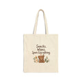 Tote Bag — "Snacks. Wipes. Spare Everything." Cute Bear Mom Essentials Canvas Tote