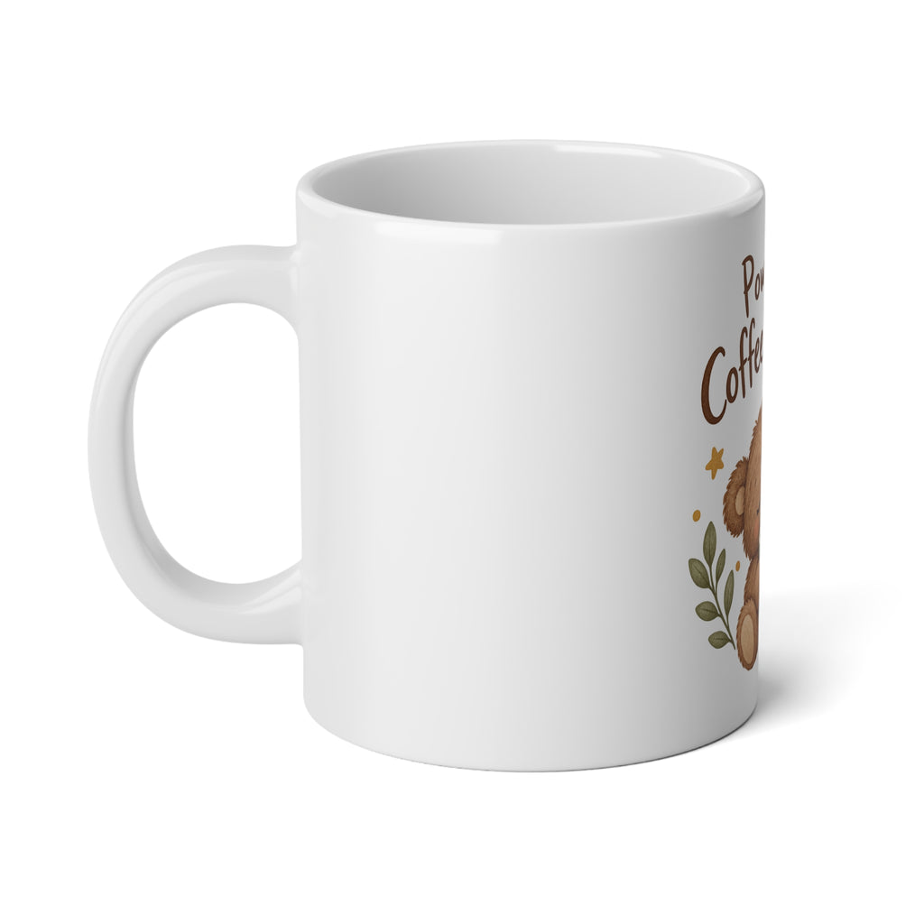 Powered by Coffee & Cuddles Teddy Bear 20oz Mug