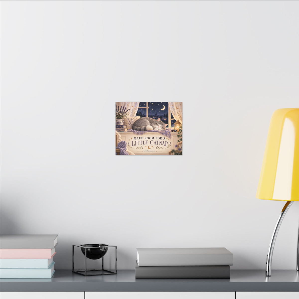 Make Room for a Little Catnap - LittleCatnap 10 x 8 Wall Art