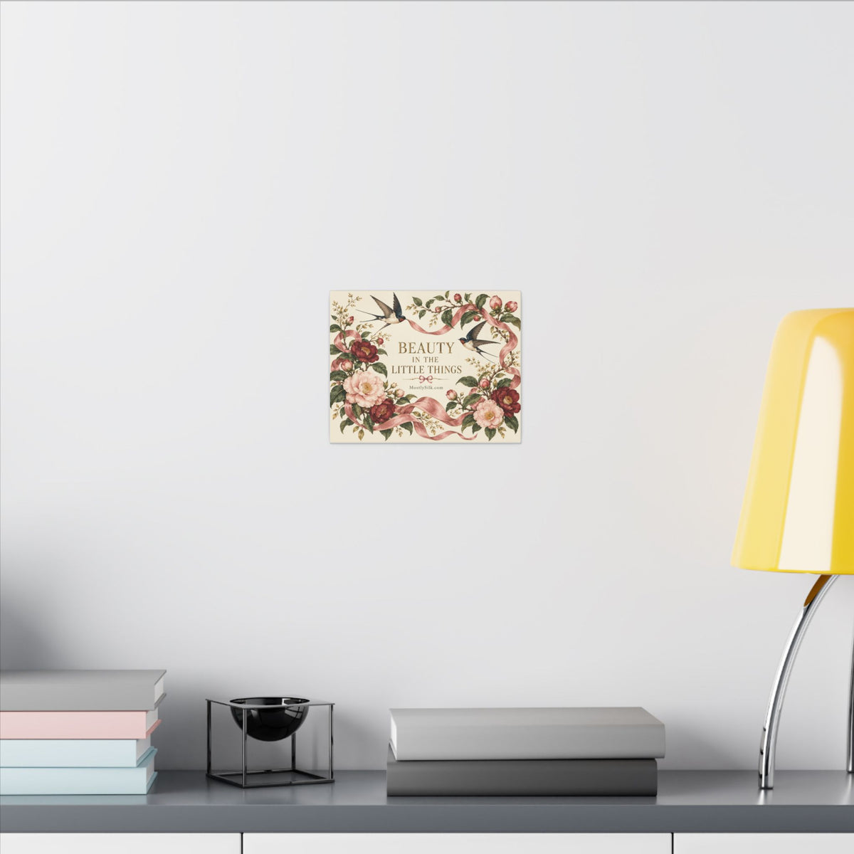 Beauty in the Little Things Floral Canvas
