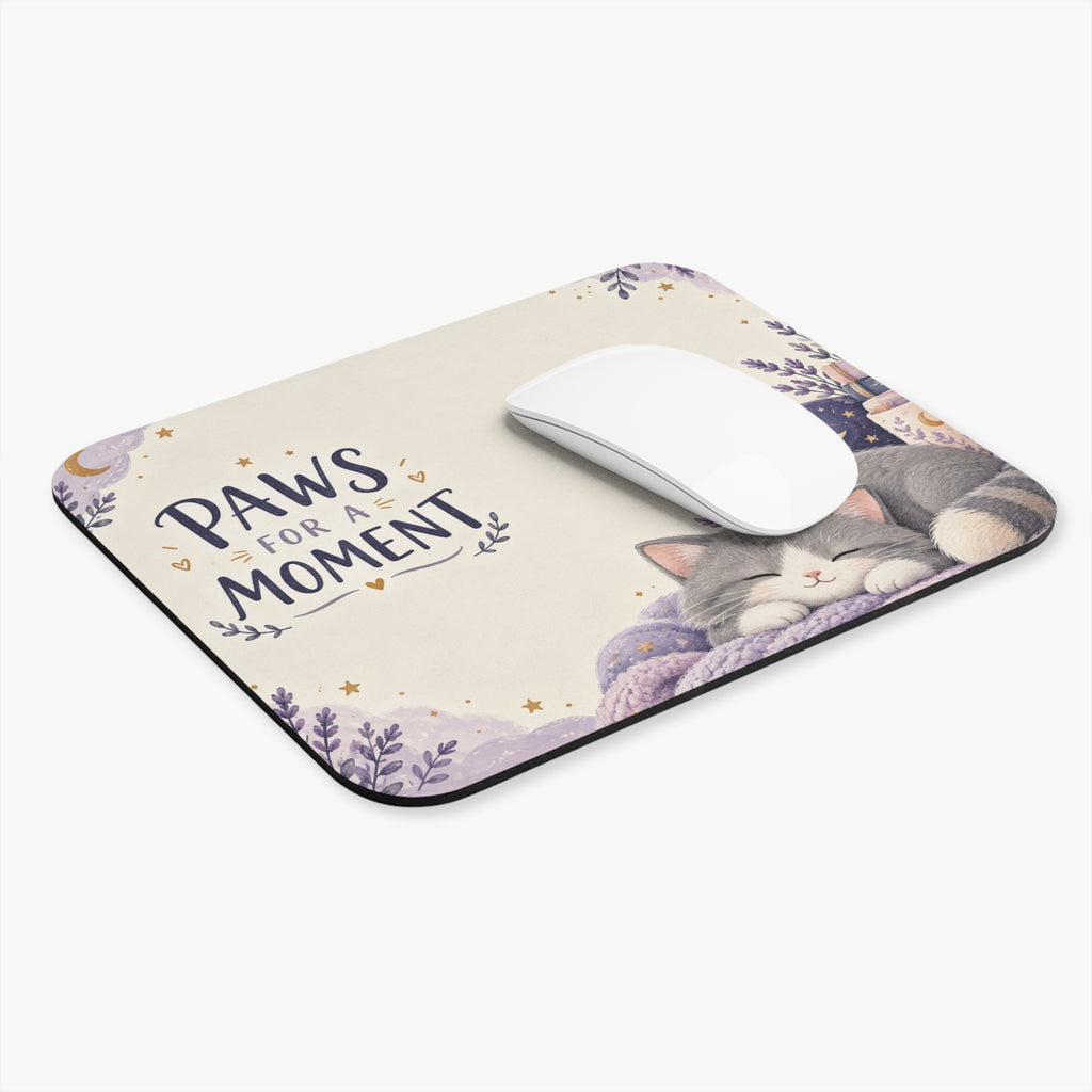 Paws for a Moment - LittleCatnap Mouse Pad