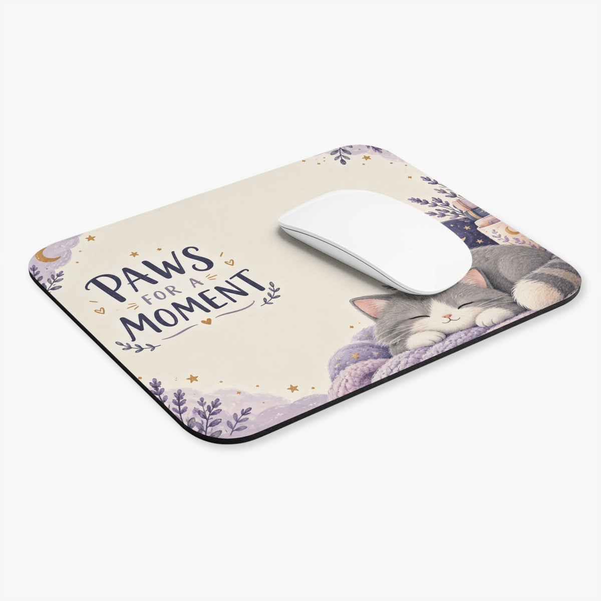 Paws for a Moment - LittleCatnap Mouse Pad