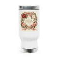 Floral 'Little Luxuries' 14oz Stainless Travel Mug with Handle