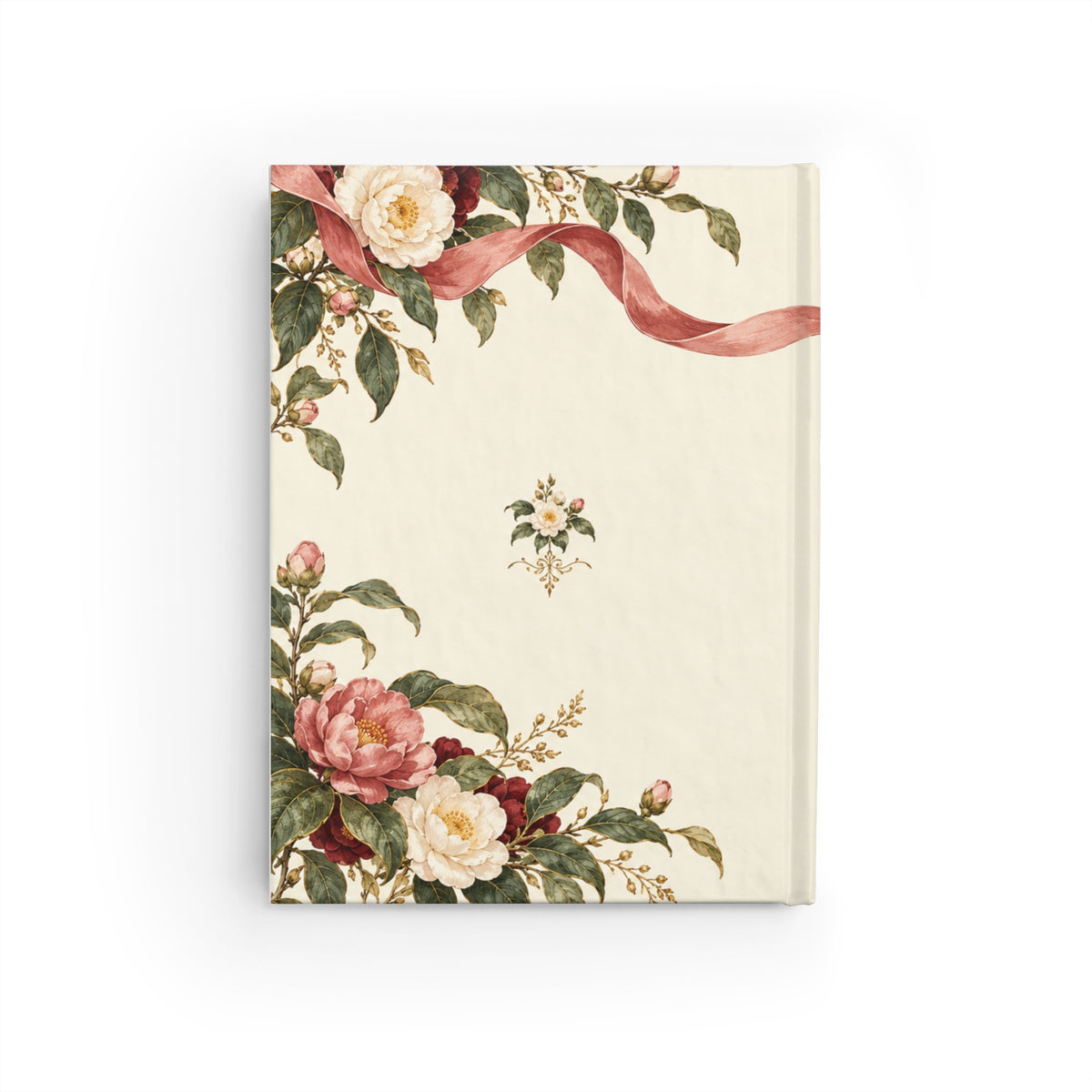 Floral Notes & Little Luxuries Journal — Vintage Ribbon & Swallows Hardcover