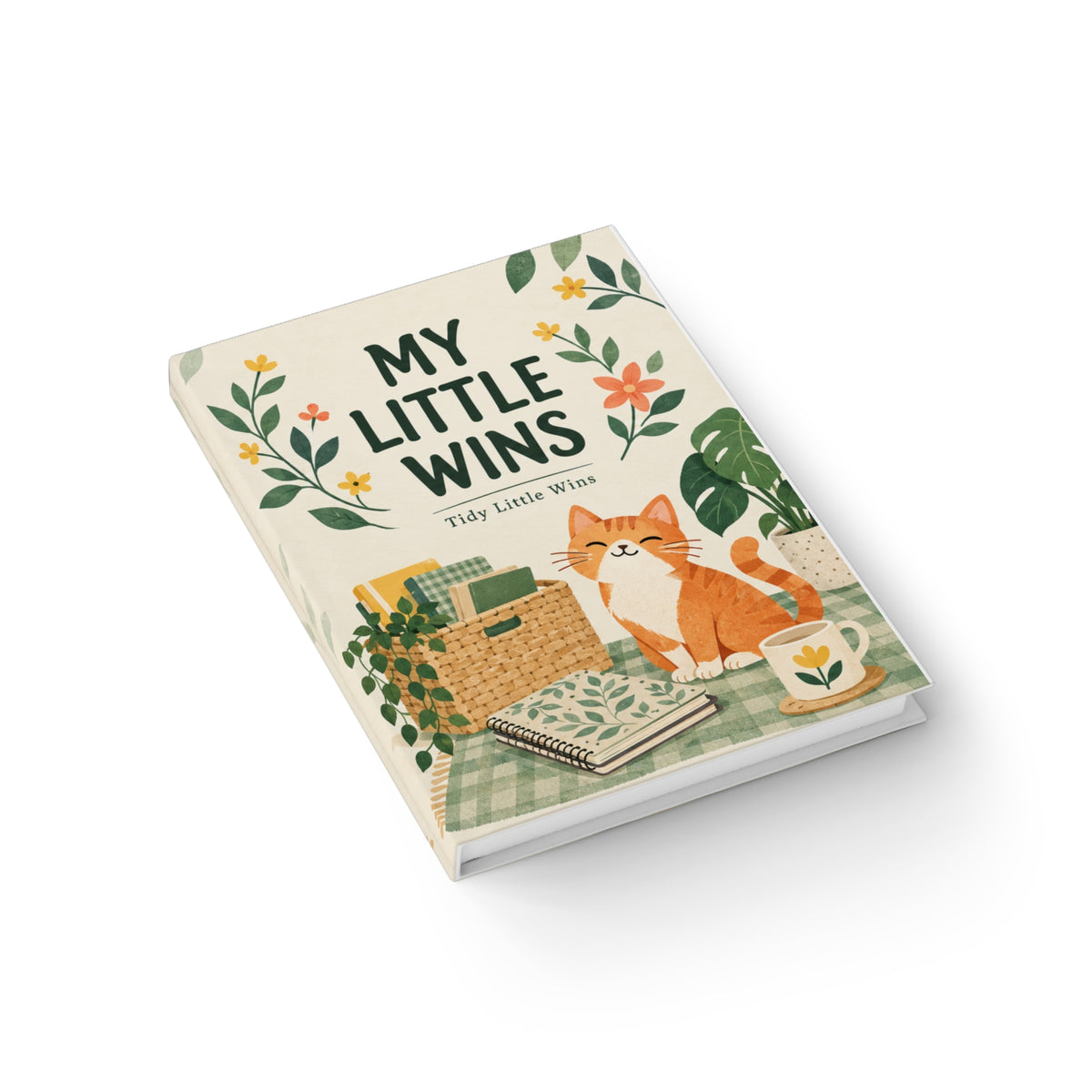 My Little Wins Journal — Cute Cat Gratitude Notebook for Daily Wins