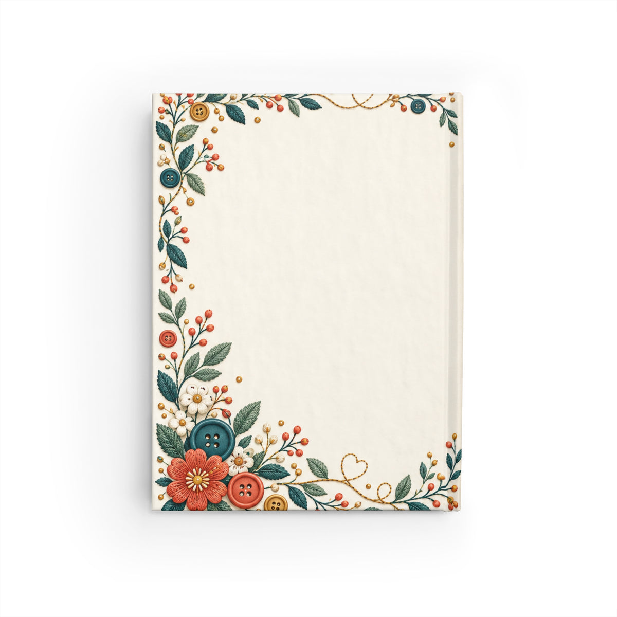 My Creative Notes Journal — Floral Sewing & Craft Notebook