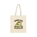 Canvas Tote - "Taking Life One Hop at a Time" Frog Eco Bag