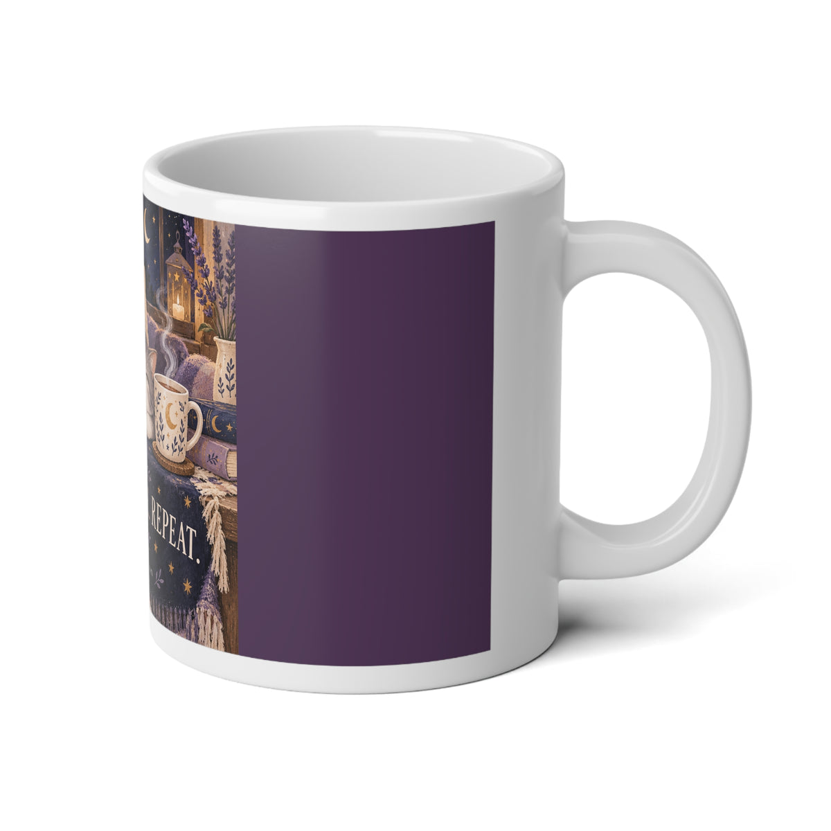 Purr. Pause. Repeat. - LittleCatnap Cosy Cat Mug