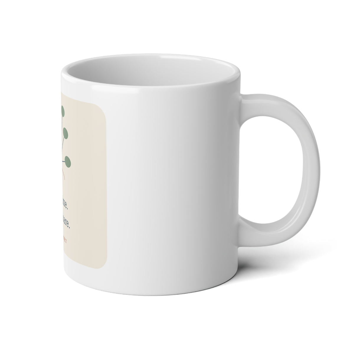 Grandparent Project Jumbo Mug — "A little time. A lot to share." 20oz
